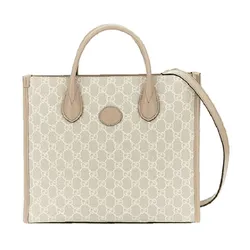 Túi Tote Nữ Gucci Small Bag With Interlocking G Beige 659983-UULBT-9683 Màu Be