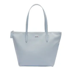 Túi Tote Nữ Lacoste Small L.12.12 Concept Tote Sliver/Trade Wind NF2037PO Q48 Màu Bạc