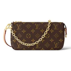Túi Xách Nữ Louis Vuitton LV Pochette Accessoires M82766 Màu Nâu Đen