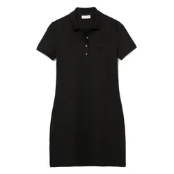 Váy Polo Lacoste Women's Piqué Dress Stretchy Slim Fit EF5473-031 Màu Đen Size 34
