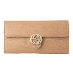 Ví Nữ Gucci Interlocking G Leather 615524 CAO0G 2754 Màu Be