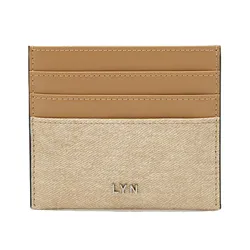 Ví Nữ Lyn La Benia Card Holder Wallet - Biege Variation 2 L25FWWA008 Màu Be