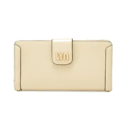 Ví Nữ Lyn Malik Long Wallet - Light Beige LL25FWF012 Màu Be