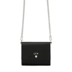 Ví Nữ Lyn Re-Edit Bauhaus Wallet On Chain - Black L25FWWA021 Màu Đen