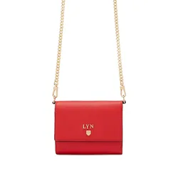 Ví Nữ Lyn Re-Edit Bauhaus Wallet On Chain - Red L25FWWA021 Màu Đỏ