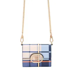 Ví Nữ Lyn Tart Infinite Fold Wallet On Chain - Printed Blue L25FWWB012 Màu Xanh Blue