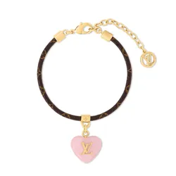 Vòng Đeo Tay Nữ Louis Vuitton LV Sweetheart M4355Z Màu Nâu