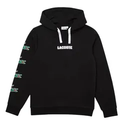 Áo Hoodie Nam Lacoste Sport Crocodile Print Cotton SH7221 031 Màu Đen Size 2