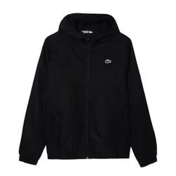 Áo Hoodie Nam Lacoste Water-Repellent Sport Track Jacket BH3466-00 8VM Màu Đen Size 5