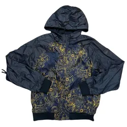 Áo Khoác Nam Versace Black Viscose Jacket Màu Đen Họa Tiết