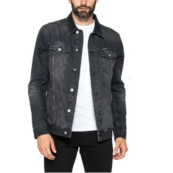 Áo Khoác Denim Nam Carrera Jeans 4500970A_91F Màu Đen Size M