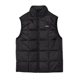 Áo Khoác Gile Nam Lacoste Blouson Vest Black BH1585-53N C31 Màu Đen Size 48