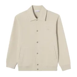 Áo Khoác Nam Lacoste Men's Kara Sweat SH230E 55G XFJ Màu Kem Size 4