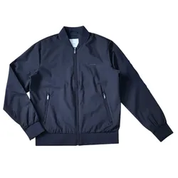 Áo Khoác Nam Calvin Klein CK Matte Bomber Jacket Màu Xanh Navy Size S