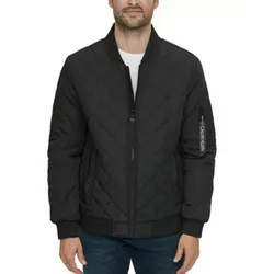 Áo Khoác Nam Calvin Klein CK Men's Lightweight Quilted Bomber Jacket Màu Đen Size S