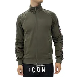 Áo Khoác Nam Dsquared2 DS Sweatshirts Màu Xanh Rêu Size S