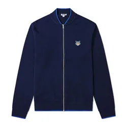 Áo Khoác Nam Kenzo Tiger Zip Knit Cardigan Màu Xanh Navy Size M