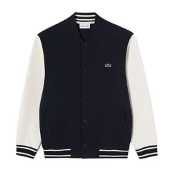 Áo Khoác Nam Lacoste Men's Stadium Neck Sleeve Contrast Sweatshirt SH220E 55G 166 Màu Navy Size 4
