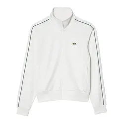 Áo Khoác Nam Lacoste Paris Piqué Track Jacket SH1457 53N 70V Màu Trắng Size 4