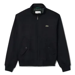 Áo Khoác Nam Lacoste Water-Repellent Twill Harrington Jacket BH7186 51 HDE Màu Xanh Navy Size XS