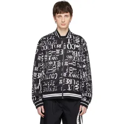Áo Khoác Nam Versace Jeans Couture Black Doodle Bomber Jacket Màu Đen Size M