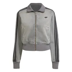 Áo Khoác Nữ Adidas Adicolor Denim Track Top JY2564 Màu Xám Size S (Form Âu)