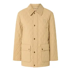 Áo Khoác Nữ Burberry Padded Jacket With Quilted Pattern And Flap Pockets Màu Be Size S