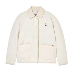 Áo Khoác Nữ WHOAU Steve Quilting Jacket Màu Kem Size M