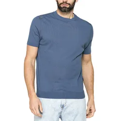 Áo Len Cộc Tay Nam Carrera Jeans 839A0215X_644 Màu Xanh Blue Size M