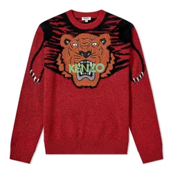 Áo Len Nam Kenzo Claw Tiger Crew Knit Màu Đỏ Size L