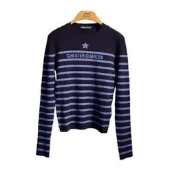 Áo Len Nữ Chester Charles Sweater Zigzag Logo Phối Màu Size XS