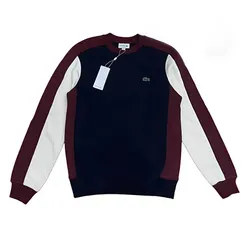 Áo Nỉ Nam Lacoste Men's Tall Fit Colorblock Sweatshirt Phối Màu Size 2