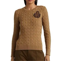 Áo Nỉ Nữ Ralph Lauren Gassed Sweatshirts 200962263005 Màu Nâu Size S