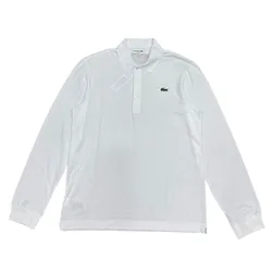 Áo Polo Dài Tay Nam Lacoste Men's Long-Sleeve Paris Classic Fit Màu Trắng Size 4