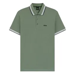 Áo Polo Nam Hugo Boss Cotton Polo Shirt 50469055 359 Màu Xanh Green Size S