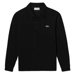 Áo Polo Nam Lacoste Common Daily Long-Sleeved Shirt DH2883 Màu Đen Size 2