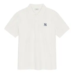 Áo Polo MLB Basic Comfortable Fit 3APQB0153 Màu Trắng Size S
