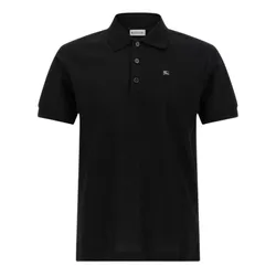 Áo Polo Nam Burberry Black With Logo Embroidered 81161831 Màu Đen Size M