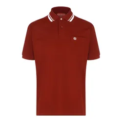 Áo Polo Nam Gucci GG Cotton 795174 XJHHM.6207_S_252 Màu Đỏ Size S