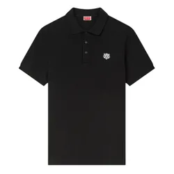 Áo Polo Nam Kenzo Logo Tiger-embroidered In Black PFF65P01524PU99J Màu Đen Size M
