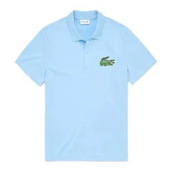 Áo Polo Nam Lacoste Logo Crocodile Short Sleeve DH6742 Màu Xanh Nhạt Size 3