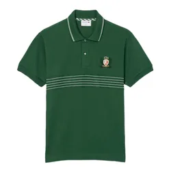 Áo Polo Nam Lacoste Men's Classic Fit L.12.12 Embroidered Shield PH0037 51 132 Màu Xanh Lá Size 4