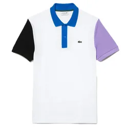 Áo Polo Nam Lacoste Men's Regular Fit Colorblock Cotton Petit Piqué PH9536 LUC Màu Trắng Size 3