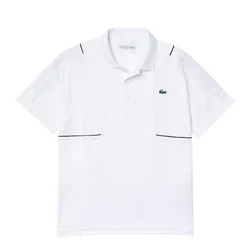 Áo Polo Nam Lacoste Men's Sport Piqué And Mesh DH0859 522 Màu Trắng Size 4