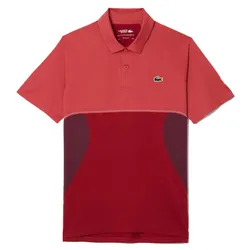 Áo Polo Nam Lacoste Men's Tennis x Novak Djokovic DH7360 IIU Màu Đỏ Hồng Size 4