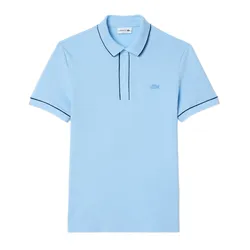 Áo Polo Nam Lacoste Regular Fit Paris Stretch Piqué Polo Shirt PH0796 54N HBP Màu Xanh Da Trời Size 4
