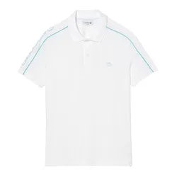 Áo Polo Nam Lacoste Slim Fit Tech Piqué Movement PH1426-RI6 Màu Trắng Size 4