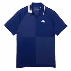 Áo Polo Nam Lacoste Sport Breathable Seamless Regular Fit DH6930 EMJ Màu Xanh Dương Size 3