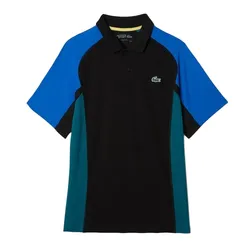 Áo Polo Nam Lacoste Sport Regular Fit Polo Shirt Negro DH9265 Màu Xanh Size 2