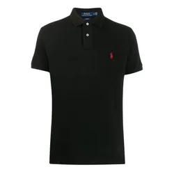 Áo Polo Nam Ralph Lauren Embroidered Logo In Black 710795080006 Màu Đen Size S